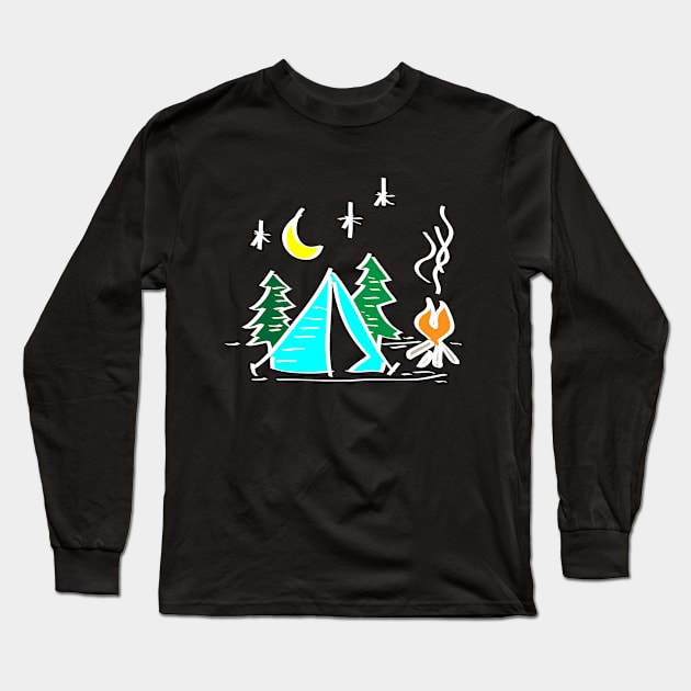 Wild Camp Long Sleeve T-Shirt by AVEandLIA